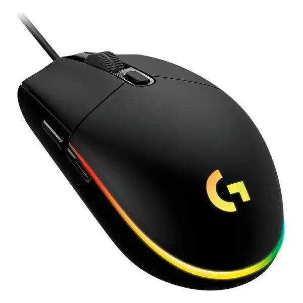 MOUSE GAMING LOGITECH G203 RGB LIGHTSYNC OPTICO USB ALAMBRICO 6 BOTONES PROGRAMABLES NEGRO - Digital Rabbit