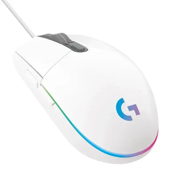 MOUSE GAMING LOGITECH G203 / RGB LIGHTSYNC / OPTICO / USB ALAMBRICO / 6 BOTONES PROGRAMABLES / BLANCO - Digital Rabbit