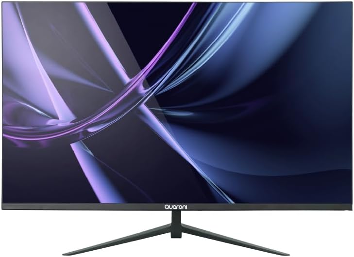 MONITOR QUARONI MQ27-02 | 27 PULGADAS | PANEL VA | FULL HD | 100HZ | HDMI | VGA | BOCINAS INTEGRADAS | NEGRO | MQ27-02
