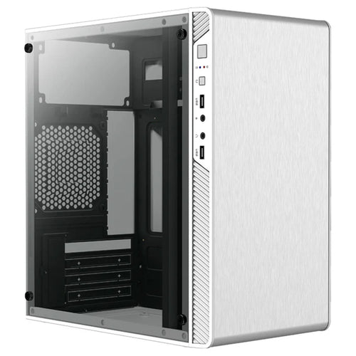 GABINETE ACTECK PERFORMANCE II GI215W / MINI TORRE / MICRO ATX - ITX / FUENTE DE PODER 500W INCLUIDA / PANEL ACRILICO - METAL / BLANCO / AC-935852 - Digital Rabbit