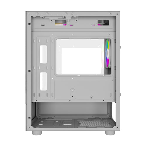 GABINETE OCELOT GAMING GLASS EW7 / MINI TOWER / M-ATX / ITX / PANEL LATERAL Y FRONTAL DE CRISTAL TEMPLADO / INCLUYE 3 VENTILADORES / ENFRIAMIENTO LIQUIDO HASTA 240MM / GPU HASTA 315MM / COLOR BLANCO - Digital Rabbit