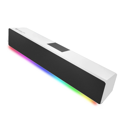 BOCINA GAMER BALAM RUSH GLIMM BAR BG585 / INALAMBRICA / BLUETOOTH - CONEXION TWS 3.5 MM / RADIO FM - TF / SONIDO ESTEREO / 10 W / RECARGABLE / ILUMINACION LED