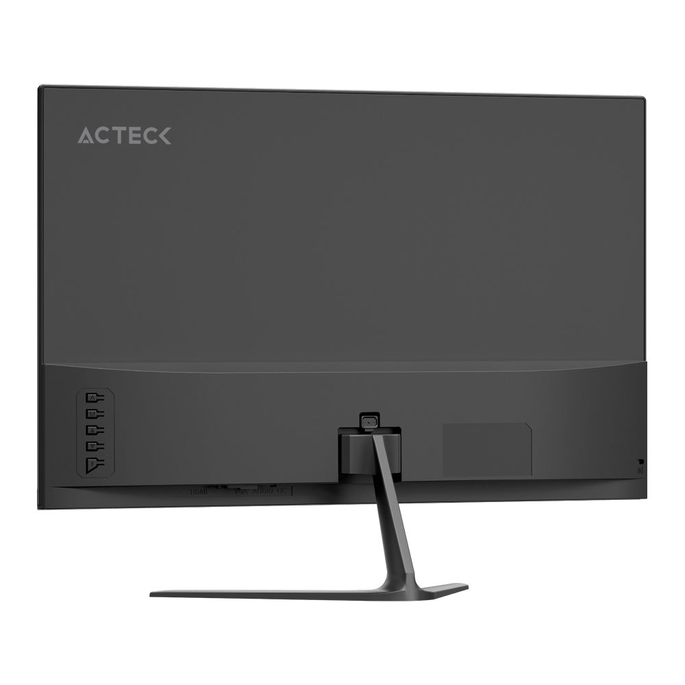 MONITOR ACTECK CAPTIVE VIVID SP270 | 27 PULGADAS | PANEL TN | FULL HD 1920 X 1080 | PLANO | 75HZ | 5MS | BISEL FINO | VGA | HDMI | NEGRO | AC-935845