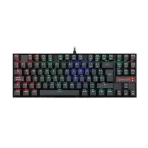 TECLADO GAMING REDRAGON KUMARA K552 / MECÁNICO 80% TKL / ALÁMBRICO / SWITCH BLUE / RGB / NEGRO / ESPAÑOL
