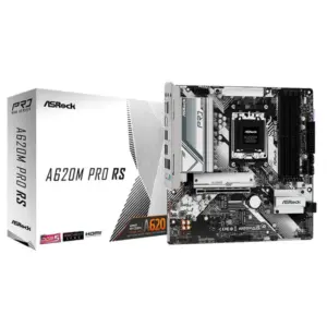 TARJETA MADRE ASROCK / MICRO-ATX / A620M PRO RS / S-AM5 / AMD A620 / HDMI / 192GB / DDR5 / AMD