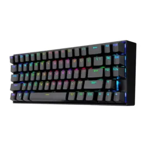 TECLADO MECÁNICO / REDRAGON DEIMOS K599-KRS / WIRELESS / RGB / 70% / NEGRO / IDIOMA INGLÉS / RED SWITCH