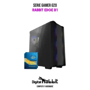 COMPUTADORA RABBIT EDGE B1 / INTEL XEON E5 2670-V3 / RX 590 8GB / 16GB RAM / 512GB SSD / PSU 550W 80+ BRONZE