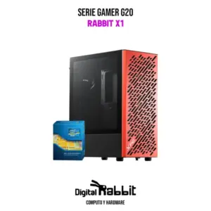 COMPUTADORA RABBIT X1 / INTEL XEON E5 2670-V3 / RX 590 8GB / 16GB RAM / 1TB SSD / PSU 550W 80+ BRONZE