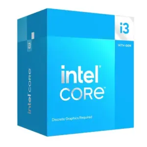 CPU INTEL CORE I3-14100F S-1700 14A GEN / HASTA 4.7 GHZ / CACHE 12MB / 4 CORES / SIN GRAFICOS / CON DISIPADOR