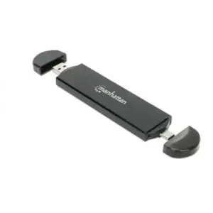 GABINETE MANHATTAN / USB A SDD M.2 NVME Y SATA / TIPO-C MACHO Y TIPO-A MACHO / PARA SSDS 2230/2242/2260/2280