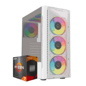 COMPUTADORA RABBIT PHANTOM X2 / AMD RYZEN 7 5700X / RTX 5060 TI 8GB / 32 GB RAM 3200 MHZ / 1 TB SSD / PSU 650W 80+ BRONZE