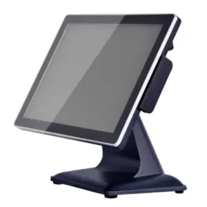 TERMINAL PUNTO DE VENTA EC LINE EC-VP-1100A / AIO TOUCH / NEGRO / 15 PULGADAS / ANDROID 6.0, CORTEX A17, RAM 2GB / 16 GB SSD / 4 USB / WIFI / BLUETOOTH / ETHERNET (RED) / SERIAL / RJ11