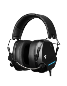 AUDIFONOS / GAME FACTOR / USB / MICRÓFONO AJUSTABLE / SURROUND 7.1 / NEGRO / HSG550