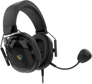 AUDIFONOS GAMER / BALAM RUSH / AVIATOR LEVEL HA757 / DIADEMA ALAMBRICA / SONIDO ESTEREO / MICROFONO OMNIDIRECCIONAL / RGB / NEGRO / BR-941167