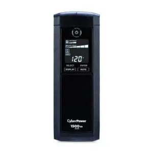 NO BREAK CYBERPOWER CP1500AVRLCD 1500VA/ 900 WATTS / INTERACTIVO / TORRE / 12 NEMA 5-15R / 6 RESPALDO Y 6 SUPRESIN / 3 AÑOS DE GARANTA / INCLUYENDO BATERA